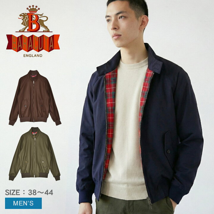 楽天市場】バラクータ ブルゾン BARACUTA MELTON G9 メンズ ブルー 青 