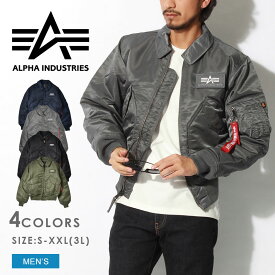 アルファ インダストリーズ アウター ALPHA INDUSTRIES CWU 45/P フライトジャケット メンズ ブラック 黒 グレー CWU 45/P FLIGHT JACKET MJC22000C1 ミリタリー フィールド ブルゾン ウェア ブランド ジャンバー フルジップ 上着