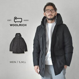 【店内全品★P2倍！】ウールリッチ ダウンジャケット WOOLRICH ラマー アークティック パーカ メンズ ブラック 黒 RAMAR ARCTIC PARKA WOOU0866 トップス アウター ダウン 上着 ジャケット フード ジップアップ ダブルジップ ボタン 面ファスナー ロゴ