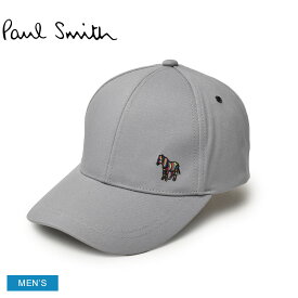 ポール スミス 帽子 PAUL SMITH ゼブラ ロゴ ベースボール キャップ メンズ グレー Zebra Logo Baseball Cap M2A-987DT-MZEBRA ウエア キャップ ブランド カジュアル シンプル ロゴ ワンポイント プレゼント ギフト ベースボールキャップ