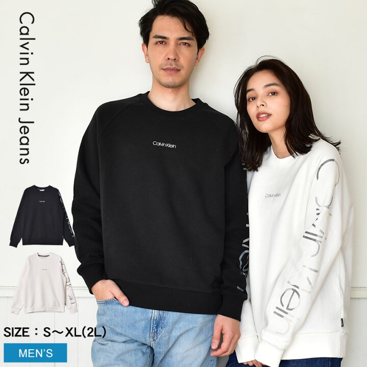 楽天市場】カルバンクラインジーンズ スウェット トレーナー CALVIN  