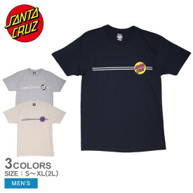 【店内全品★P2倍！】【ゆうパケット配送】 サンタクルーズ 半袖Tシャツ メンズ SANTACRUZ OTHER DOT S/S TEE tシャツ トップス 半袖 プリント ロゴ スポーティ ストリート スケボー スケートボード 人気 おしゃれ ショートスリーブ グレー ベージュ ネイビー 紺 44152080