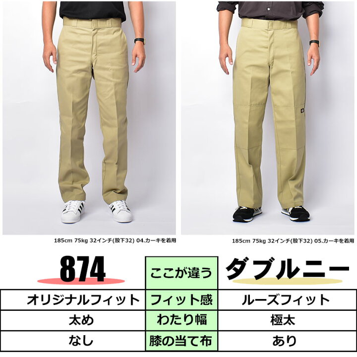 楽天市場】【春モノSALE☆開催中！】ディッキーズ ツイル ダブルニー 