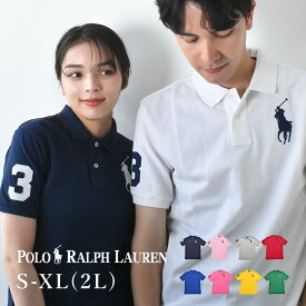 ポロ ラルフローレン ポロシャツ POLO RALPH LAUREN ビッグポニー 半袖 メンズ レディース 父の日 母の日 ギフト プレゼント ゴルフ きれいめ 黒 白 紺 ネイビー グレー【ネコポス配送】323-670257 703635 トップス 刺繍 |slz|