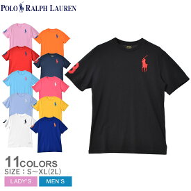 【ゆうパケット配送】 ポロ ラルフローレン 半袖Tシャツ POLO RALPH LAUREN ビッグポニー 半袖Tシャツ メンズ レディース ブラック 黒 ピンク オレンジ ホワイト 白 レッド 赤 ネイビー 紺 ブルー イエロー ブルー 青 323 832907 ボーイズ BOYS トップス 人気