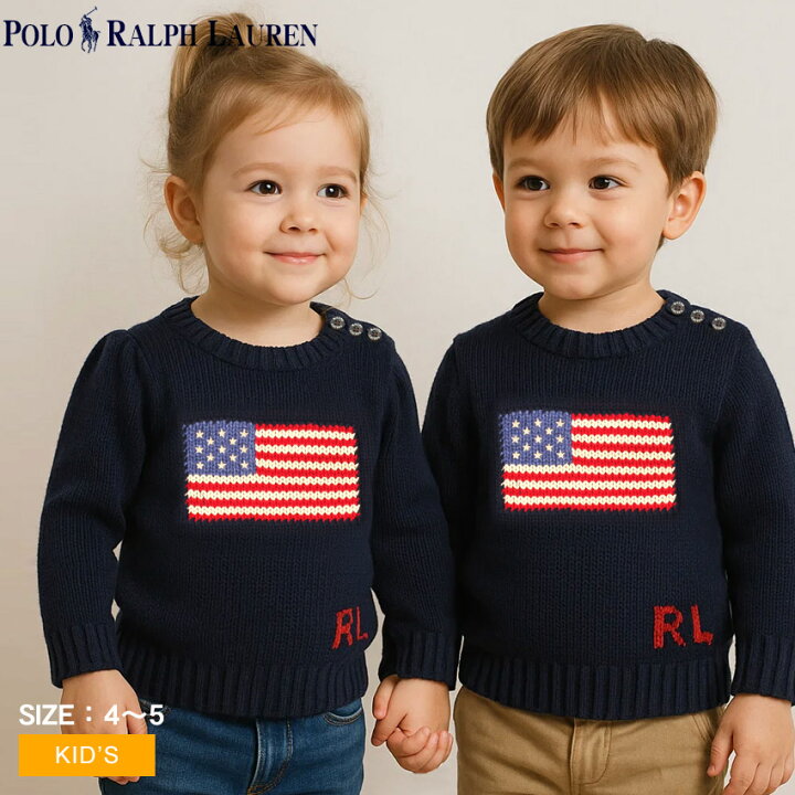 楽天市場】ポロ ラルフローレン ニット POLO RALPH LAUREN FLAG COTTON 