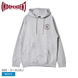 インディペンデント パーカー INDEPENDENT BTG サミット プルオーバー フーディー メンズ グレー BTG SUMMIT PULLOVER HOODIE 44252247 トップス 長袖 フード 裏起毛 プリント プルオーバー ワンポイント ロゴ カジュアル シンプル ストリート