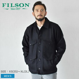 フィルソン ウールジャケット FILSON マッキノー クルーザー ジャケット メンズ ネイビー 紺 MACKINAW CRUISER JACKET 11010043 アウター ジャケット ブランド シンプル カジュアル 羽織 ボタン ボタンフライ ポケット 保湿性 通気性