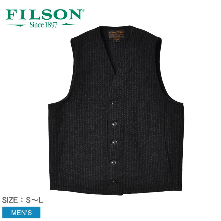楽天市場】フィルソン ベスト FILSON マッキノー ウール ベスト メンズ 