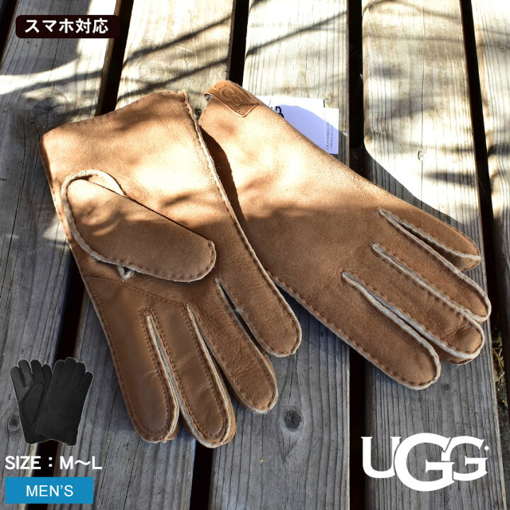 楽天市場】アグ 手袋 UGG メンズ スマホ対応 WHIPSTITCH SHEEPSKIN  