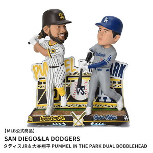 �yMLB�������i�z MAJOR LEAGUE BASEBALL Fernando Tatis Jr��Shohei Ohtani San Diego Padres��Los Angeles Dodgers Pummel in the Park Dual Bobblehead ���W���[ �{�u���w�b�h �^�e�B�X ��J�ĕ� �p�h���X �h�W���[�X BHMB24BATTDUSPLDS