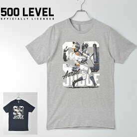 500LEVEL 半袖Tシャツ 500LEVEL BNLCTNV-XX-0060-010-30 AARON JUDGE メンズ ネイビー 紺 BNLCTNV-XX-0060-010-30 ウエア トップス 半袖 Tシャツ NEW YORK YANKEES ニューヨーク・ヤンキース AARON JUDGE アーロン・ジャッジ MLB ZSPO