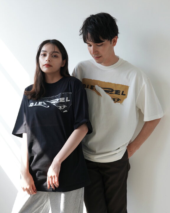 楽天市場】ディーゼル 半袖Tシャツ DIESEL T-WASH-POFF メンズ  