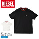 【処分★クーポンで半額】ディーゼル 半袖Tシャツ DIESEL T-JUST-POCKET-CROW メンズ ブラック 黒 ホワイト 白 A096750BJAN トップス 半袖 Tシャツ ブランド シンプル カジュアル スポーティ レギュラーフィット ワンポイント ポケット 刺しゅう 刺繍 人気 定番