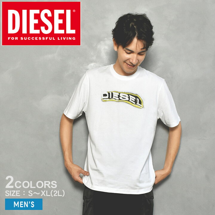 楽天市場】【ネコポス配送】 ディーゼル 半袖Tシャツ DIESEL T-ADJUST 