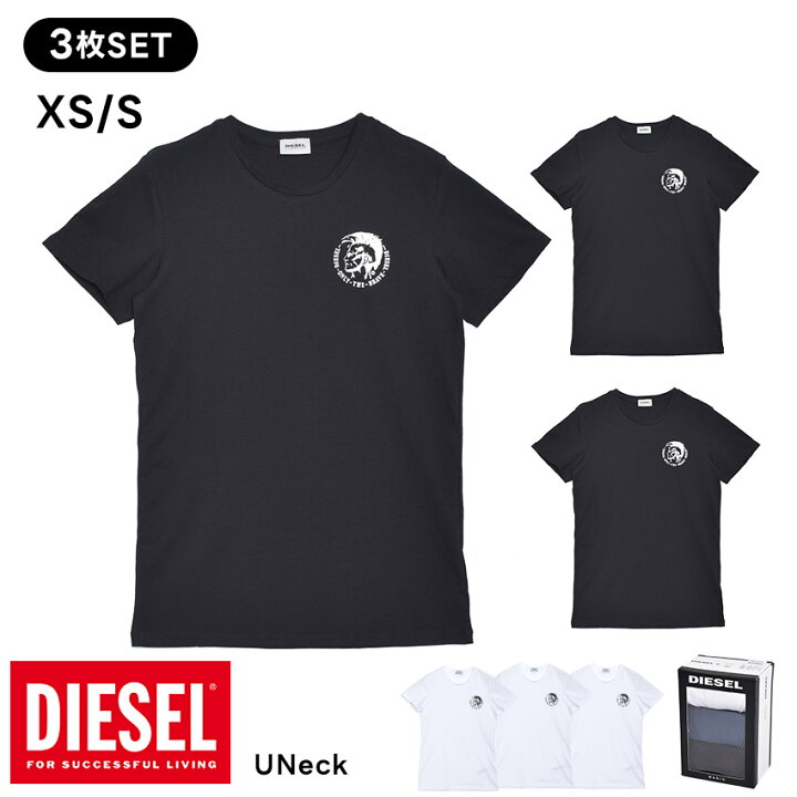 楽天市場】ディーゼル 半袖Tシャツ 3枚セット メンズ DIESEL UMTEE 