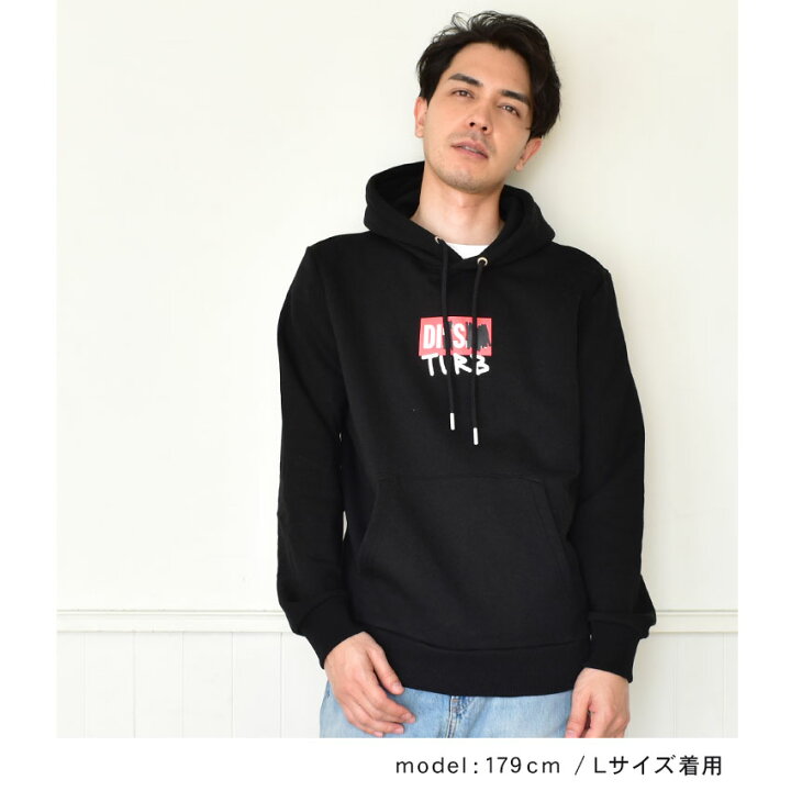 楽天市場】ディーゼル パーカー DIESEL S-GIRK-HOOD-B8 SWEAT SHIRT 