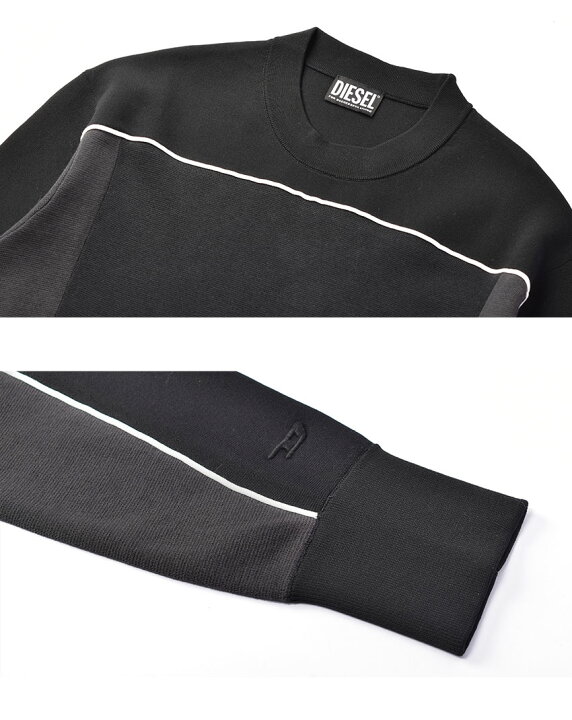 楽天市場】ディーゼル ニット メンズ DIESEL ブラック 黒 ベージュ K 