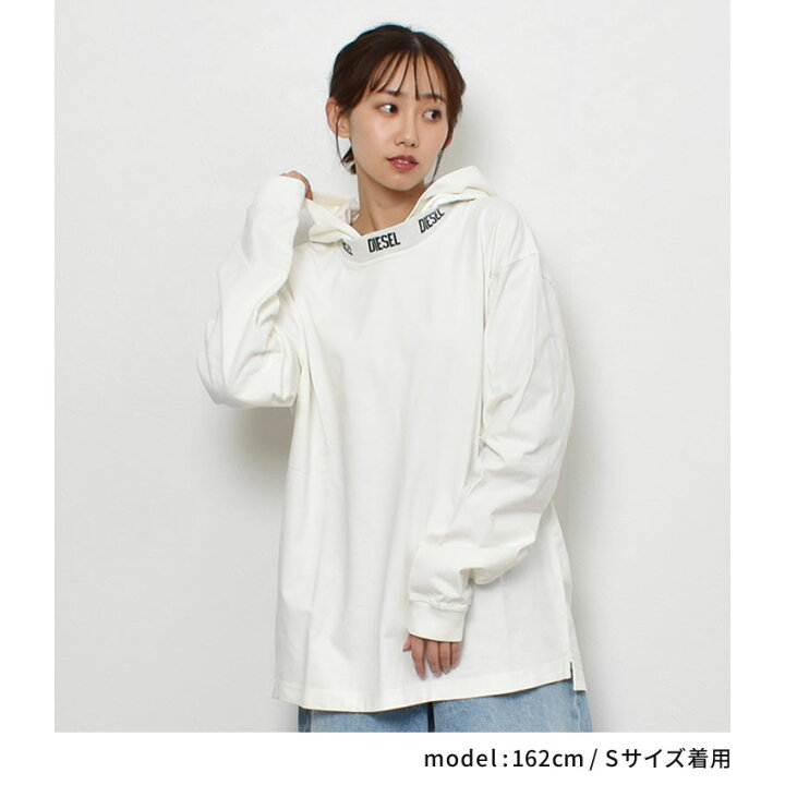 楽天市場】ディーゼル フード付き長袖カットソー DIESEL T-WAHOOD E1 