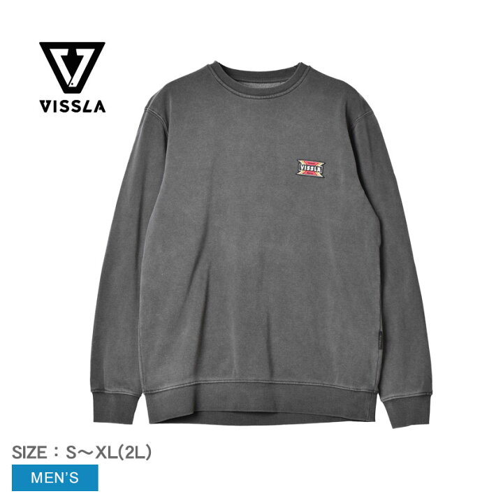 楽天市場】ヴィスラ スウェット VISSLA SOLID SETS ECO CREW メンズ 