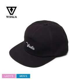 【店内全品★P2倍！】ヴィスラ 帽子 VISSLA ハスタ ラ ヴィスラハット メンズ レディース ブラック 黒 HASTA LA LOGO HAT MAHT1HAS キャップ ストラップバックキャップ ストラップバック ロゴ ストリート シンプル スポーツ アウトドア UV 紫外線 日除け 刺繍