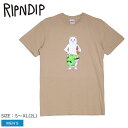【ネコポス配送】リップンディップ 半袖Tシャツ RIPNDIP BBQ DAY TEE メンズ ブラウン 茶 RND9945 ウエア トップス クルーネック ブランド ストリート カジュアル スケボー スポーツ スケート ロゴ アウトドア プリント 半袖 おしゃれ