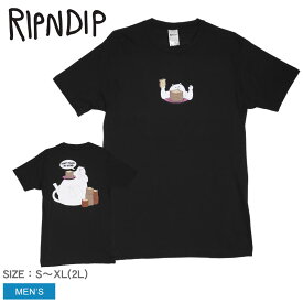 【店内全品★P2倍！】【ゆうパケット配送】リップンディップ 半袖Tシャツ RIPNDIP YAY BREAD TEE メンズ ブラック 黒 RND9952 ウエア トップス クルーネック ブランド ストリート カジュアル スケボー スポーツ スケート ロゴ アウトドア プリント 半袖 おしゃれ