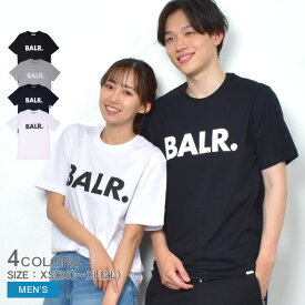 ボーラー 半袖Tシャツ BALR. BRAND STRAIGHT T-SHIRT メンズ ブラック 黒 グレー ネイビー 紺 CLUB T-SHIRT B1112.1048 ウエア トップス クルーネック プリント ブランド シンプル カジュアル ロゴ スポーツ ファッション サッカー 半袖