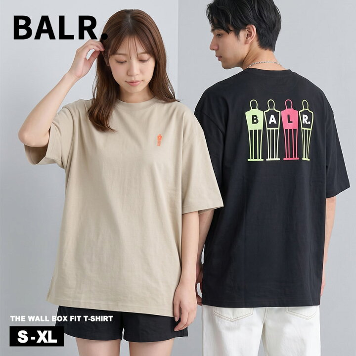 楽天市場】ボーラー 半袖Tシャツ BALR. THE WALL BOX FIT T-SHIRT 