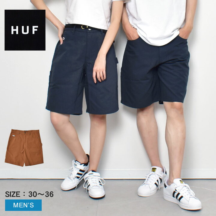 楽天市場】ハフ パンツ HUF WORKMAN SHORT メンズ ネイビー 紺  