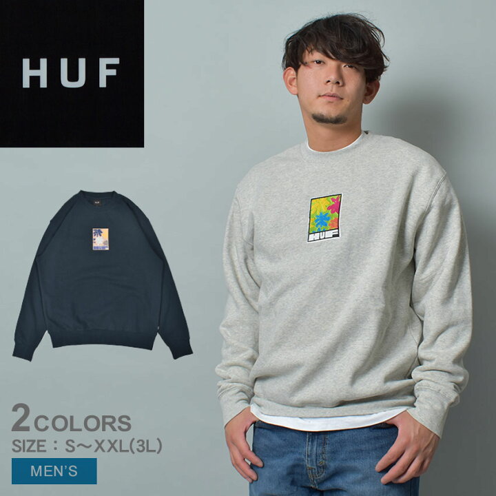 楽天市場】ハフ スウェット HUF MORNING GLORY CREWNECK SWEATSHIRT 
