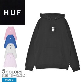 ハフ パーカー HUF SET MEGABLAST P／O HOODIE メンズ ブラック 黒 グレー PF00747 長袖 ロングスリーブ フーディ トップス プルオーバーパーカー ブランド プリント ロゴ ウェア カジュアル カンガルーポケット スエット スウェット