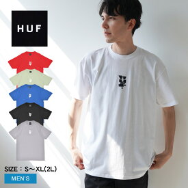 ハフ 半袖Tシャツ HUF SET MEGABLAST S／S TEE メンズ ホワイト 白 ブラック 黒 TS02481 ウエア トップス Tシャツ クルーネック 半袖 ストリート カジュアル スポーティ スケボー スケーター スケートボード アメカジ プリント ブランド