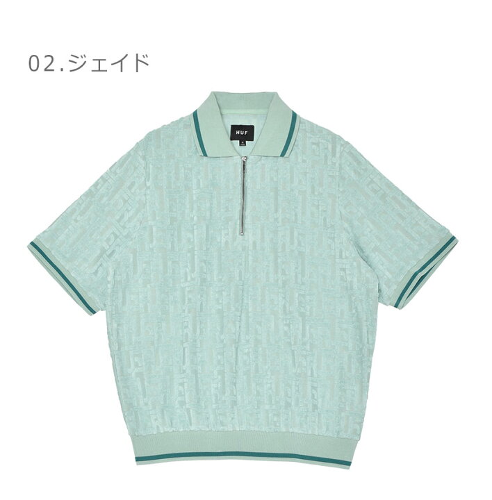 楽天市場】ハフ ポロシャツ HUF TETHER JACQUARD S/S TERRY TOP メンズ 