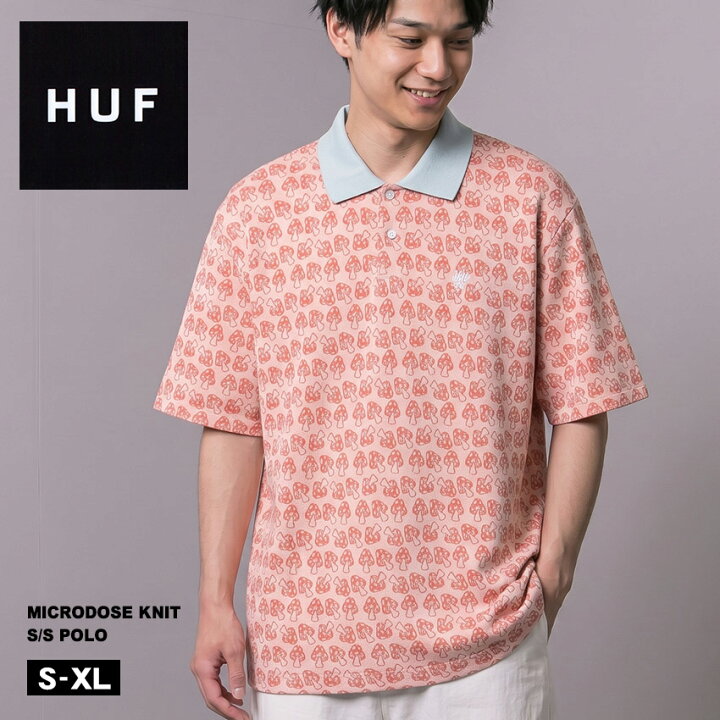 楽天市場】【楽天スーパーSALE☆】ハフ ニットポロシャツ HUF 