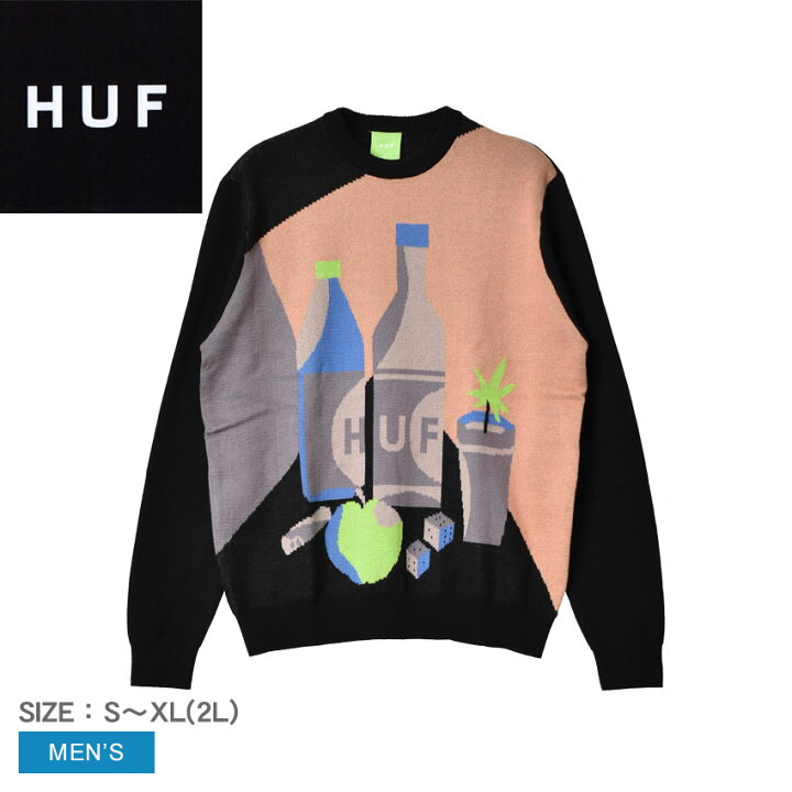 楽天市場】ハフ セーター HUF スティル ライフ クルーネック セーター  