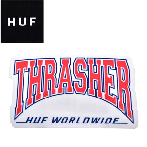 【処分★クーポンで10%OFF】【ネコポス配送】ハフ ステッカー HUF HIGH POINT STICKER レッド 赤 AC00737 シール THRASHER スラッシャー スーツケース パソコン PC ロゴ カスタム スケボー スケートボー