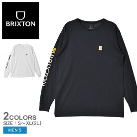 ブリクストン 長袖Tシャツ BRIXTON BETA II L/S STT メンズ ブラック 黒 ホワイト 白 16583 ウエア トップス 長袖 クルーネック シンプル ブランド ストリート カジュアル ロンT おしゃれ|slz|