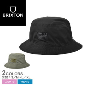 ブリクストン 帽子 BRIXTON VINTAGE NYLON PACKABLEBUCKET メンズ レディース ブラック 黒 オリーブ カーキ 11329 ユニセックス ウエア バケハ バケットハット ロゴ シンプル おしゃれ カジュアル ブランド 軽量 プレゼント 贈り物|slz|