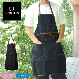 ブリクストン エプロン BRIXTON DONE PROPER APRON ブラック 黒 05412 キッチン 台所 料理 シンプル ブランド ストリート カジュアル アウトドア レジャー BBQ バーベキュー おしゃれ