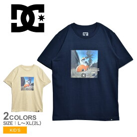 【ゆうパケット配送】 DCシューズ Tシャツ キッズ ジュニア 子供 DCSHOECOUSA JAAKKO SS BOY 男の子 女の子 Tシャツ トップス ウェア ウエア 半袖 スポーツ フォトプリント プリント 人気 おしゃれ タウンユース ロゴ ネイビー 紺 ベージュ