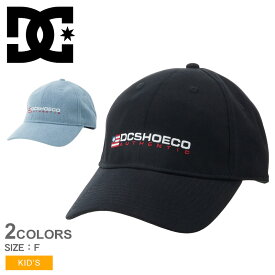 【店内全品★P5倍！】DCシューズ キャップ キッズ ジュニア 子供 DCSHOECOUSA 23 KD AUTHENTICS STRAPBACK 男の子 女の子 子ども 帽子 スポーティ カジュアル 日よけ レジャー UVカット 紫外線カット 日焼け対策 おしゃれ お出かけ ブラック 黒 ブルー 青