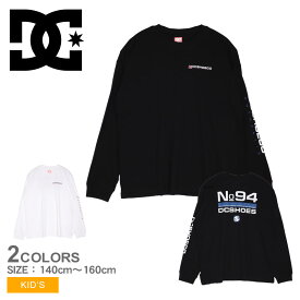 【店内全品★P2倍！】DCシューズ トップス キッズ ジュニア 子供 DCSHOECOUSA 23 KD 94 ロングスリーブ キッズ Tシャツ 長袖 クルーネック 春 秋 冬 ブランド ストリート アメカジ おしゃれ おすすめ 人気 カジュアル スポーティ アウトドア プリント 140cm|slz|