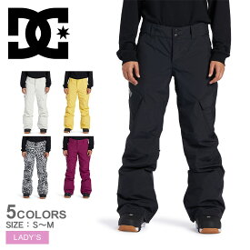 【店内全品★P5倍！】DCシューズ ロングパンツ DCSHOECOUSA NONCHALANT PANT レディース ブラック 黒 ホワイト 白 マルチカラー レッド 赤 イエロー 黄 ホワイト 白 ADJTP03023 ブランド スノボ ズボン ボトムス ウィンタースポーツ おしゃれ 防寒 パンツ 冬