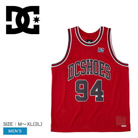 【ゆうパケット配送】 DCシューズ タンクトップ DCSHOECOUSA スターズ 94 ジャージ メンズ レッド 赤 STARZ 94 JERSEY DSL241090 トップス タンクトップ ノースリーブ バスケットボール バスケ ユニフォーム ワッペン ブランド ストリート アメカジ おしゃれ