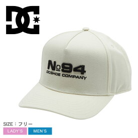 DCシューズ スナップバックキャップ DCSHOECOUSA STATIC 94 SNAPBACK メンズ レディース ホワイト 白 DCP241221 キャップ ブランド 帽子 ストリート アメカジ スケートボード カジュアル スポーティ アウトドア フリーサイズ ロゴ 刺繍