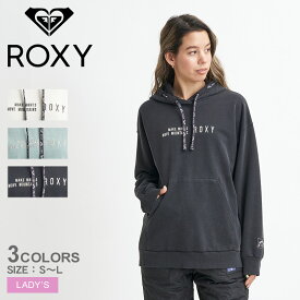 【店内全品★P2倍！】ロキシー パーカー ROXY M.W.M.M HOODIE パーカー レディース カーキ グリーン 緑 ブラック 黒 RPO234807 ウエア フーディ フーディー フード 長袖 トップス UVカット カンガルーポケット オーバーサイズ ゆったり 刺しゅう カジュアル