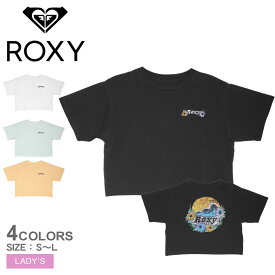 【ゆうパケット配送】 ロキシー 半袖Tシャツ ROXY NEW WAVE Tシャツ レディース ホワイト 白 ブラック 黒 RST232030 トップス 半袖 Tシャツ カジュアル スポーティ プリント サーフ ビーチ クルーネック オレンジ グリーン