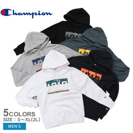 チャンピオン パーカー CHAMPION プルオーバーフーデッドスウェットシャツ メンズ ホワイト 白 グレー ブラック 黒 PULLOVER HOODED SWEATSHIRT C3-W118 長袖 プルオーバー スウェット スエット ワンポイント ロゴ カットソー トップス