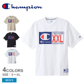 【ゆうパケット配送】チャンピオン 半袖Tシャツ CHAMPION ショートスリーブTシャツ 23SS メンズ ホワイト 白 グレー ブラック 黒 ベージュ C3-X326 Tシャツ 半袖 ウエア トップス ブランド シンプル カジュアル アメカジ スポーティ ロゴ 定番